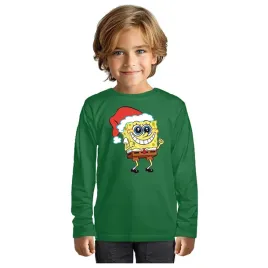 bluzka-swiateczna-dziecieca-koszulka-spongebob-czapka-swieta-134-140