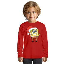 bluzka-swiateczna-dziecieca-koszulka-spongebob-czapka-swieta-122-128