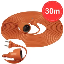 przedluzacz-ogrodowy-do-lampek-pvc-2x1mm-1-gniazdo-b-u-30m-pomaranczowy