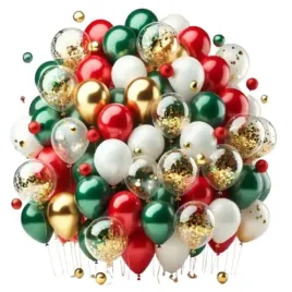 swiateczne-balony-na-swieta-czerwone-zielone-zlote-z-konfetti-50-szt