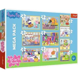 puzzle-trefl-swinka-peppa-z-przyjaciolmi-10w1