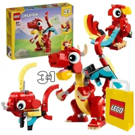 lego-creator-3in1-31145-ruchome-figurki-czerwony-smok-feniks-ryba-3w1