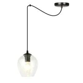 lampa-wiszaca-level-1-bl-transparent-pajak-klosze-czarna