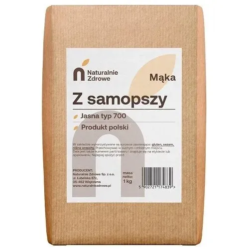 Mąka z samopszy Naturalnie Zdrowe 1000 g , jasna typ 700 1kg