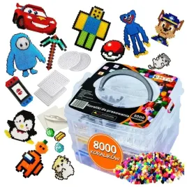 mega-zestaw-8000-prasowanka-koraliki-do-prasowania-xxl-kreatywny-szablony