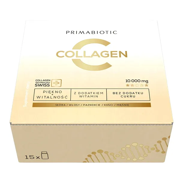 Kolagen Do Picia PRIMABIOTIC COLLAGEN Wołowy 10000mg 30ml×15szt