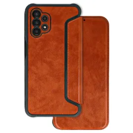 kabura-razor-leather-book-do-samsung-galaxy-a13-4g-brazowa
