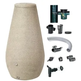 ozdobny-zbiornik-na-wode-deszczowa-drop-410l-slomkowy-zestaw