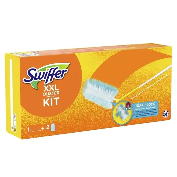 Swiffer Duster Miotełka XXL + 2 Wkłady - Zestaw do Usuwania Kurzu 90cm