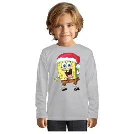 bluzka-swiateczna-dziecieca-koszulka-spongebob-swiateczna-czapka-128-134