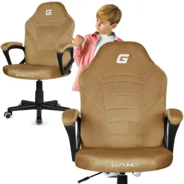 fotel-obrotowy-gamingowy-biurowy-mario-krzeslo-do-biurka-dziecka-bezowy