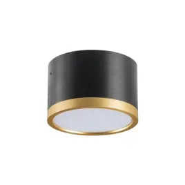 lampa-sufitowa-punktowa-czarna-zlota-okragla-spot-z-zarowka-4000k-polux