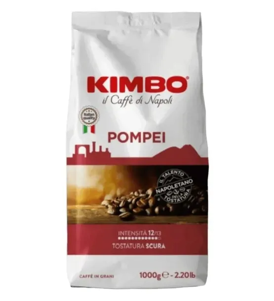 Kawa Kimbo Caffe di Napoli POMPEI Kawa Ziarnista 1kg Oryginalna Włoska