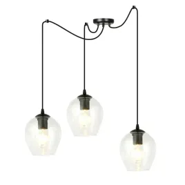 lampa-wiszaca-level-3-bl-transparent-pajak-klosze-czarna