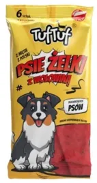 tuf-tuf-or-przysmaki-zelki-dla-psa-paski-z-wolowina-6-szt
