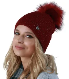 zimowa-czapka-damska-z-pomponem-polarem-polski-producent-burgund-bordo-v7