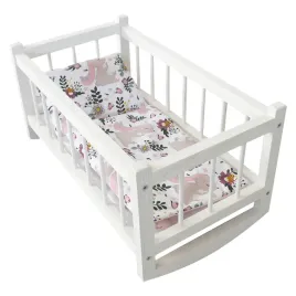 drewniana-kolyska-lozeczko-dla-lalek-biale-posciel-pucio-pokoj-dzieciecy