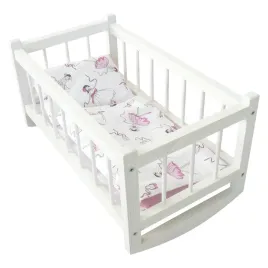 drewniana-kolyska-lozeczko-dla-lalek-biale-posciel-baletnica-pokoj-dziecka