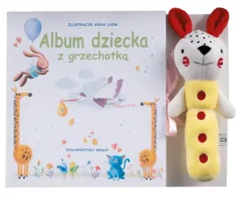 album-mojego-dziecka-na-narodziny-z-grzechotka-kroliczkiem-pamiatka