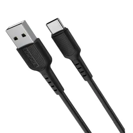borofone-kabel-bx16-easy-usb-na-typ-c-3a-1-metr-czarny