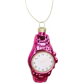 bombka-szklana-5-x-3-x-10-cm-ozdoba-choinkowa-zegarek-fuksja