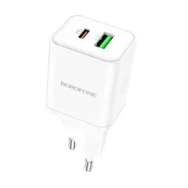 borofone-ladowarka-sieciowa-bn7-usb-typ-c-qc-3-0-pd-20w-biala