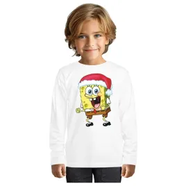 bluzka-swiateczna-dziecieca-koszulka-spongebob-swiateczna-czapka-122-128