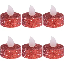 swieczki-lampki-led-t-light-tealight-czerwone-z-brokatem-zestaw-6-sztuk