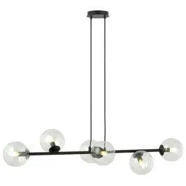 lampa-wiszaca-rossi-6-bl-transparent-klosz-czarna