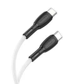 borofone-kabel-bx86-advantage-typ-c-na-typ-c-60w-1-metr-bialy