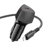 borofone-ladowarka-samochodowa-bz31b-solid-typ-c-pd-30w-z-kablem-typ-c-stan-nowy