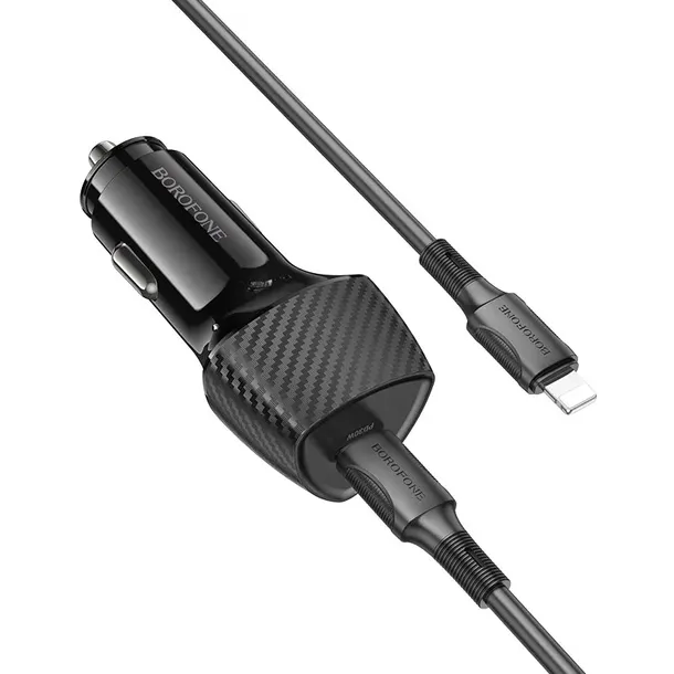 borofone-ladowarka-samochodowa-bz31b-solid-typ-c-pd-30w-z-kablem-typ-c-prad-wyjsciowy-30-ma