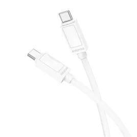 borofone-kabel-bx109-joy-typ-c-na-typ-c-60w-3a-1-metr-bialy