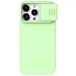 etui-nillkin-camshield-silky-silicone-do-iphone-15-pro-max-mietowy
