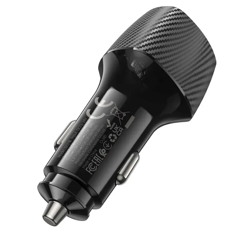borofone-ladowarka-samochodowa-bz31b-solid-typ-c-pd-30w-czarna