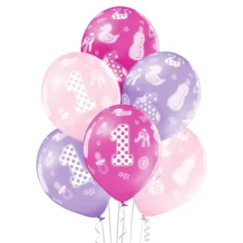 balony-lateksowe-happy-birthday-1-girl-30cm-6-sztuk-5000191