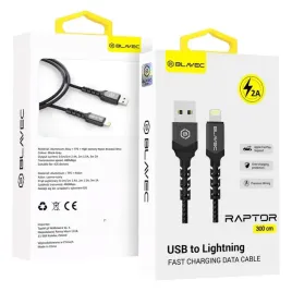 blavec-kabel-raptor-pleciony-usb-na-lightning-2a-3-metry-cra-ul2bg30