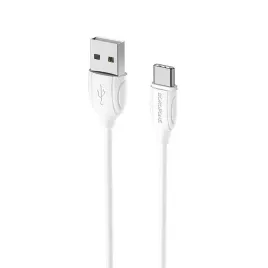 borofone-kabel-bx19-benefit-usb-na-typ-c-3a-1-metr-bialy