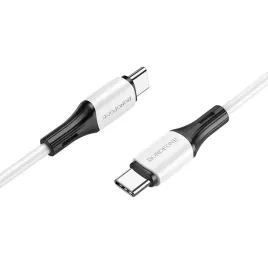 borofone-kabel-bx79-typ-c-na-typ-c-60w-3a-1-metr-bialy