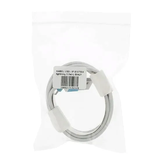 kabel-usb-na-lightning-3-metry-bialy-kolor-bialy