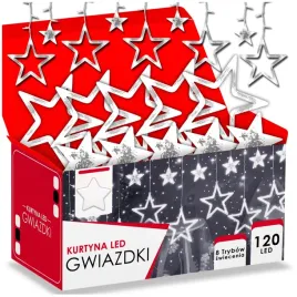 gwiazdki-lampki-choinkowe-biale-zimne-swiateczne-kurtyna-swietlna-dluga-led