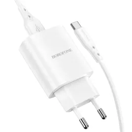 borofone-ladowarka-sieciowa-innovative-usb-21a-usb-na-typ-c-biala