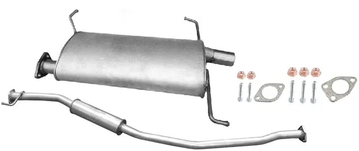 TŁUMIK ŚRODKOWY KOŃCOWY MITSUBISHI GRANDIS 2.4