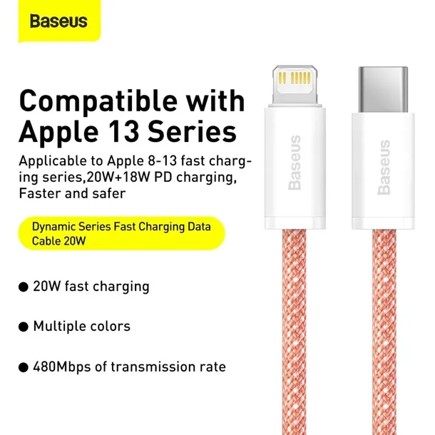 baseus-kabel-dynamic-typ-c-na-lightning-pd-20w-2-metry-cald000107-pom-stan-nowy-konstrukcja-oplot
