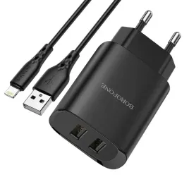 borofone-ladowarka-sieciowa-bn2-super-2xusb-21a-z-kablem-usb-na-lightn