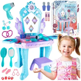 toaletka-dla-dziewczynki-kraina-lodu-podswietlane-lustro-taboret-suszarka