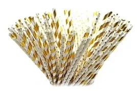 slomki-rurki-do-napojow-papierowe-zloto-srebrne