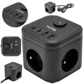 przedluzacz-kostka-zasilajaca-4-usb-3-gniazda-smart-listwa-huslog