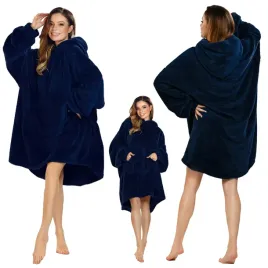 vivisence-5028-granatowy-bluza-oversize-granat-nocna-szlafrok