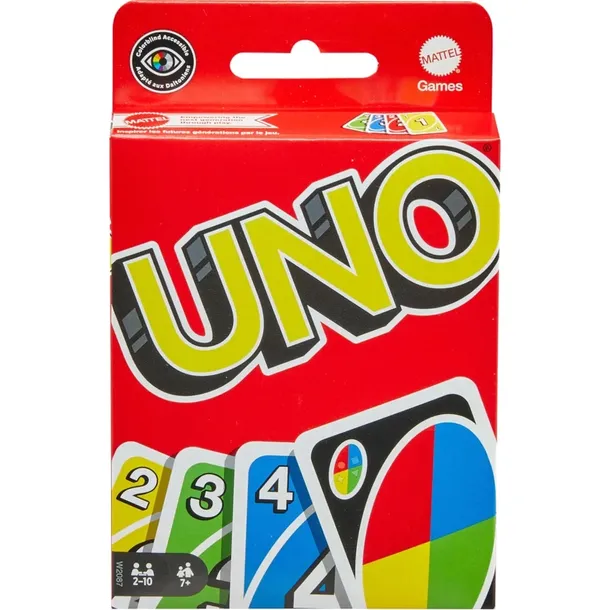 GRA KARCIANA UNO MATTEL GAMES GRA LOGICZNA RODZINNA TOWARZYSKA